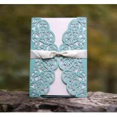 Laser Marriage Invitation Slap-up Invitation Card Greeting Card Rectangle